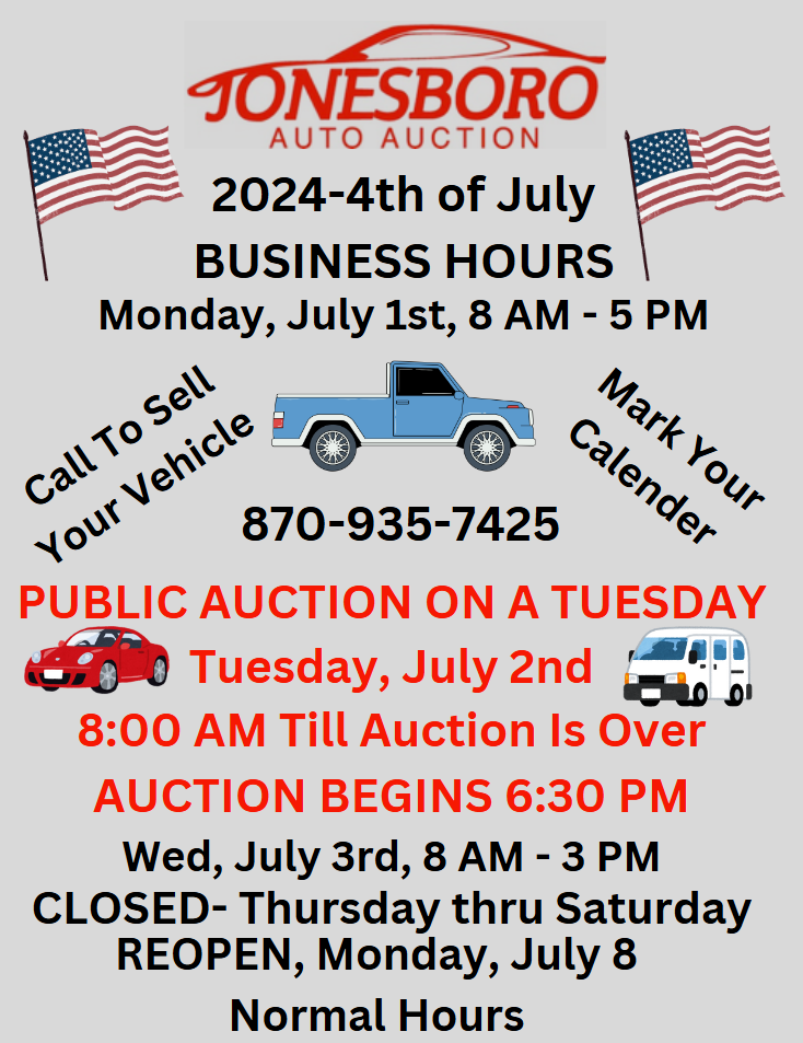 Jonesboro Auto Auction Jonesboro AR